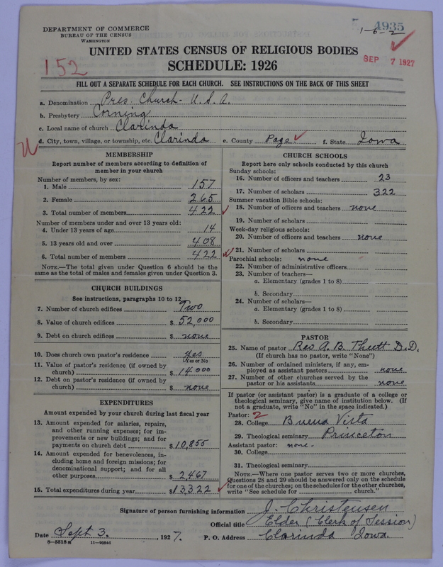 Scan of Presbyterian Church in the United States of America: 4935