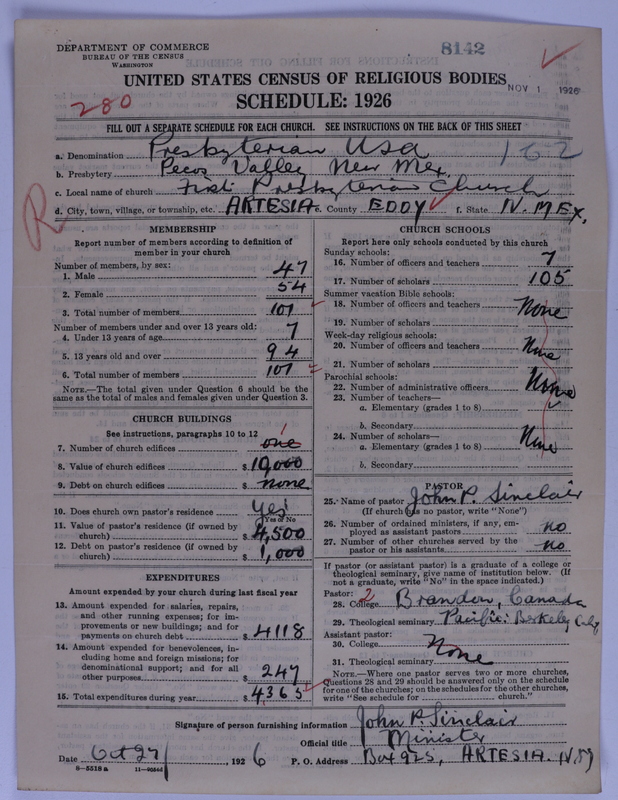 Scan of Presbyterian Church in the United States of America: 8142