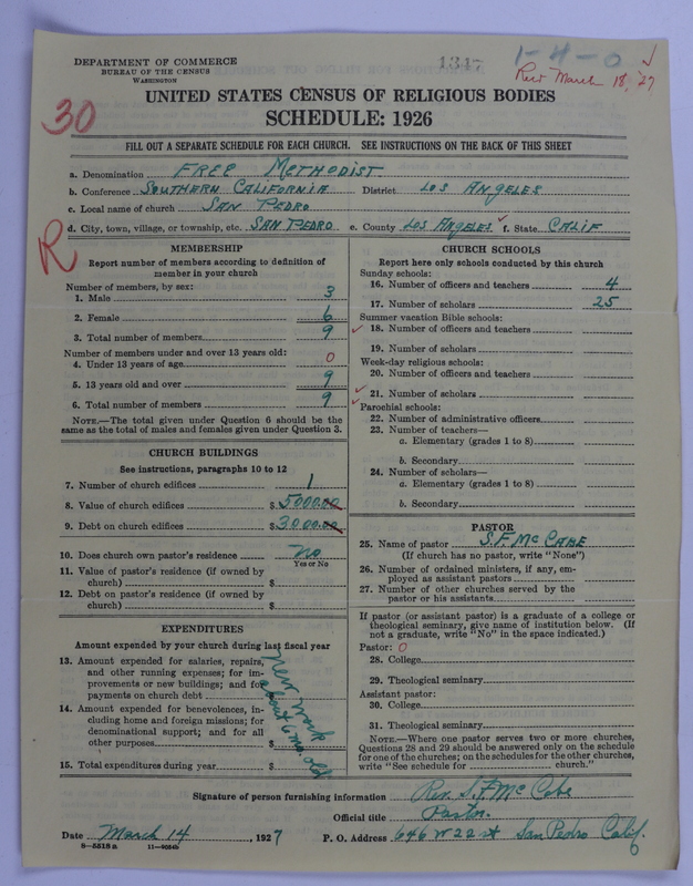Scan of Free Methodist Church of North America: 1347