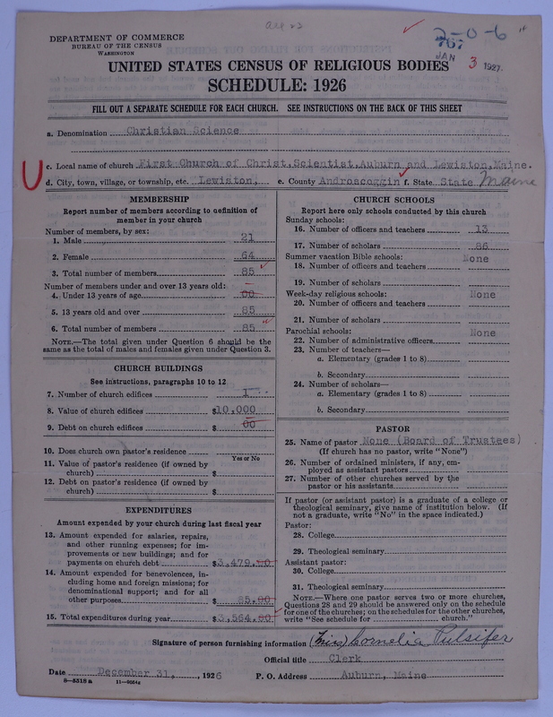 Scan of Church of Christ, Scientist: 767