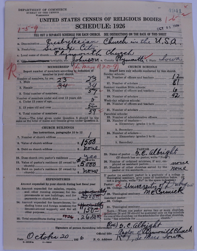 Scan of Presbyterian Church in the United States of America: 4941