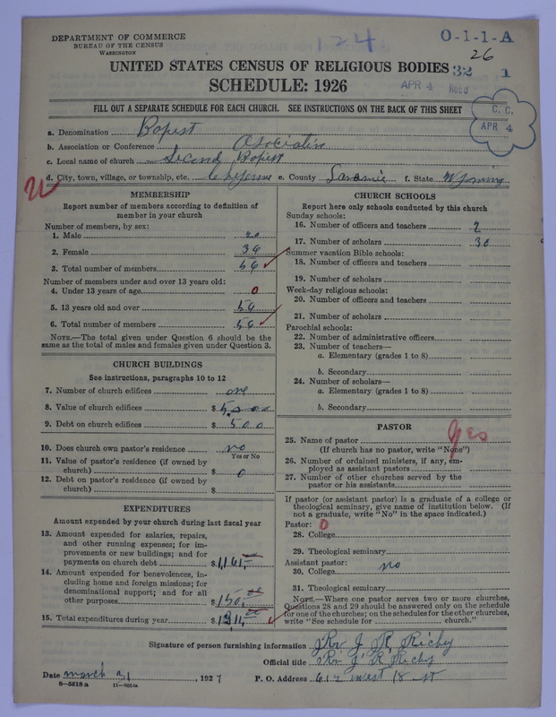 Scan of Negro Baptists: 124
