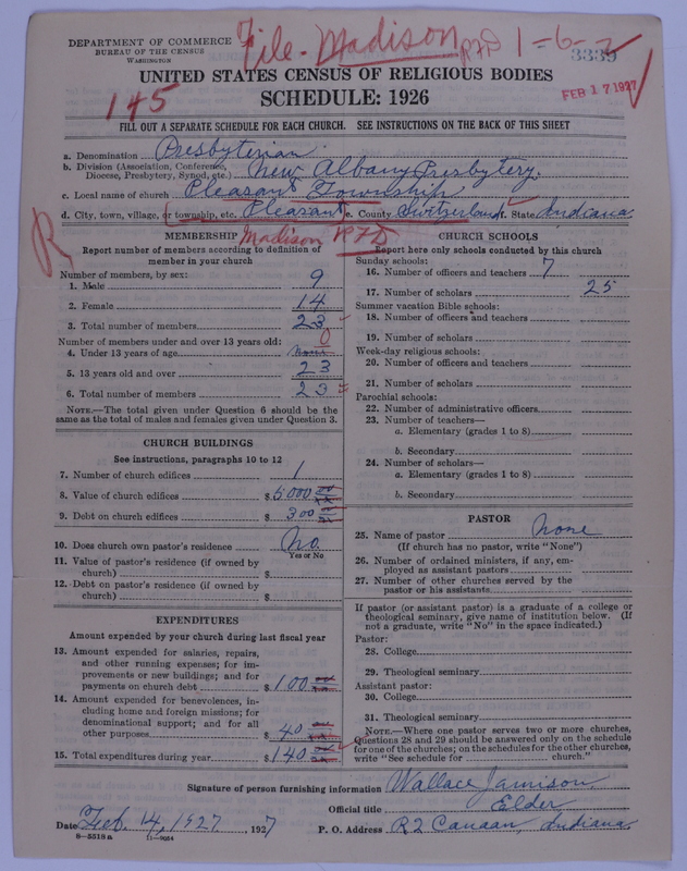 Scan of Presbyterian Church in the United States of America: 3339