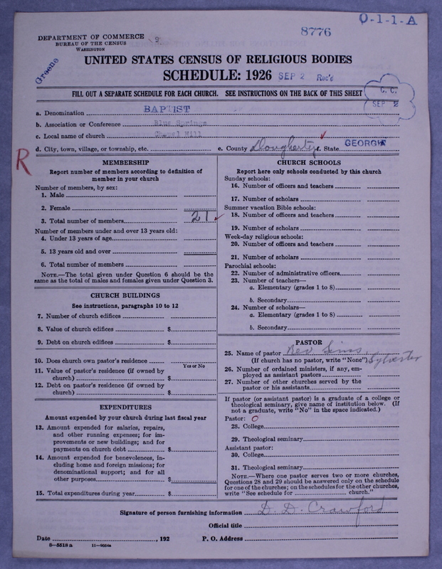 Scan of Negro Baptists: 8776