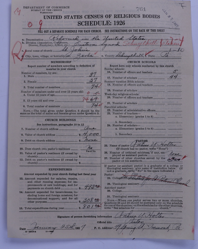 Scan of Reformed Church in the United States: 761