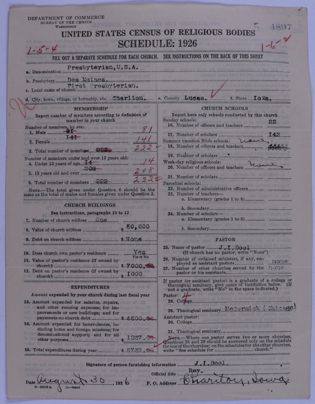 Scan of Presbyterian Church in the United States of America: 4897