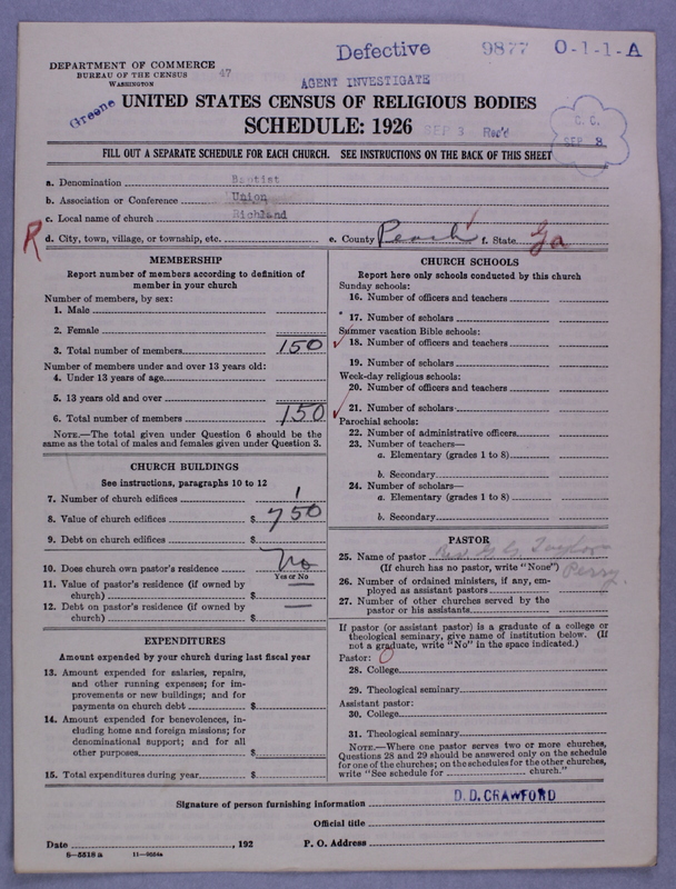 Scan of Negro Baptists: 9877