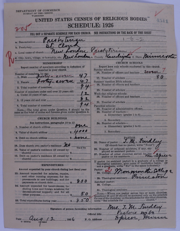 Scan of Presbyterian Church in the United States of America: 4511