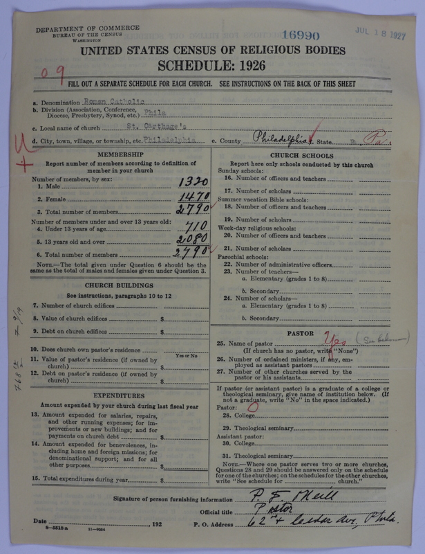 Scan of Roman Catholic Church: 16990