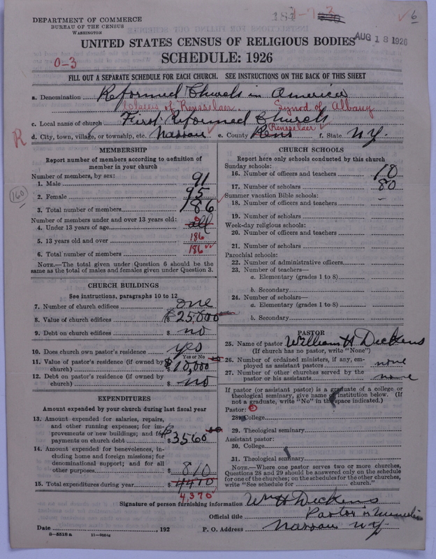 Scan of Reformed Church in America: 184