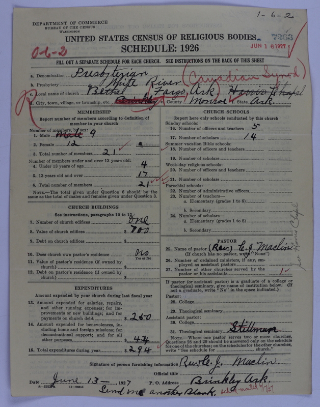 Scan of Presbyterian Church in the United States of America: 7263