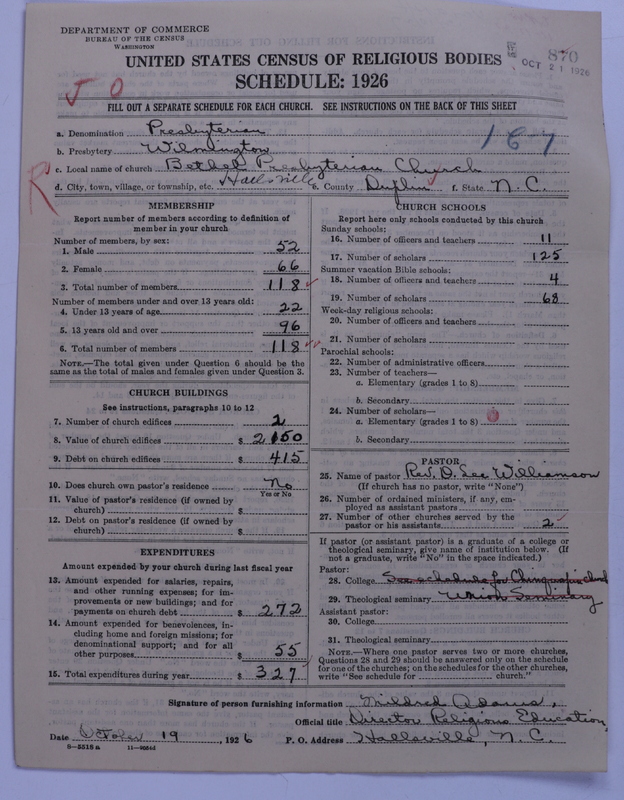 Scan of Presbyterian Church in the United States: 870