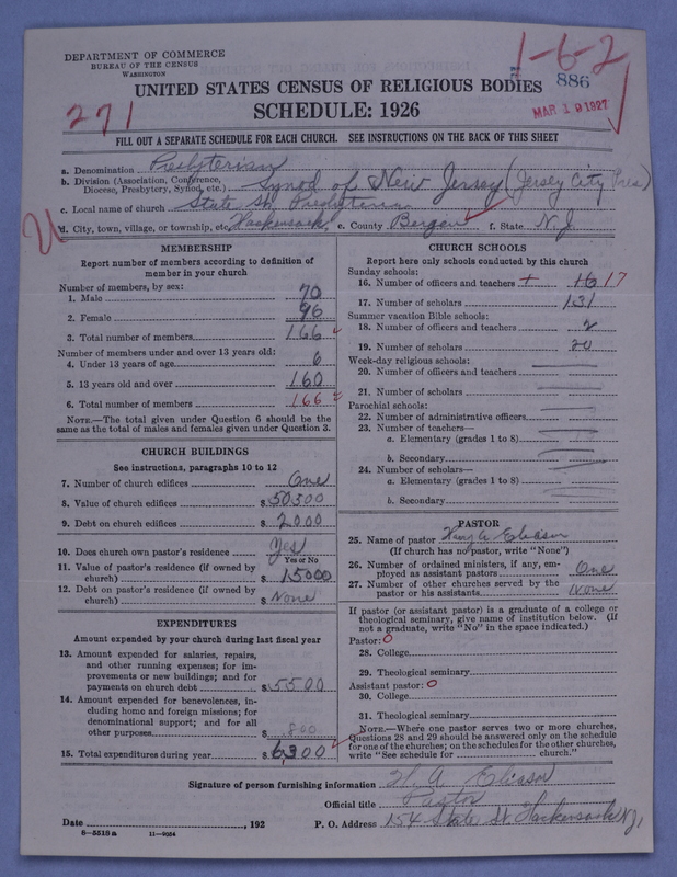 Scan of Presbyterian Church in the United States of America: 886