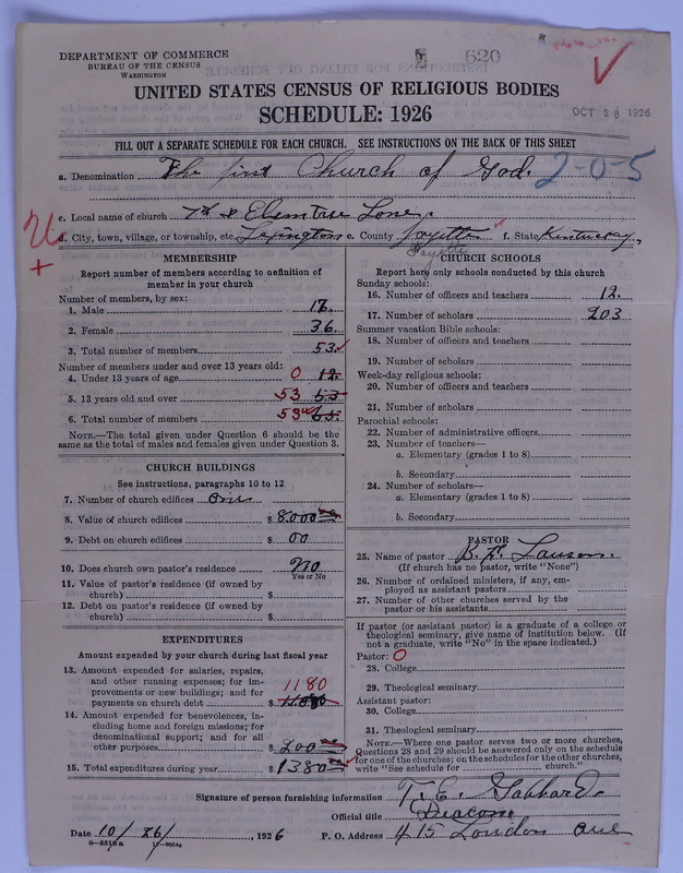 Scan of Church of God (Headquarters, Anderson, Ind.): 620