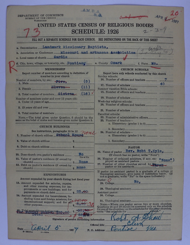 Scan of Landmark Baptist of America: 20