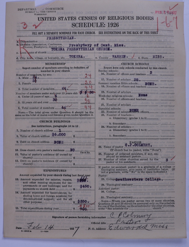 Scan of Presbyterian Church in the United States: 2796