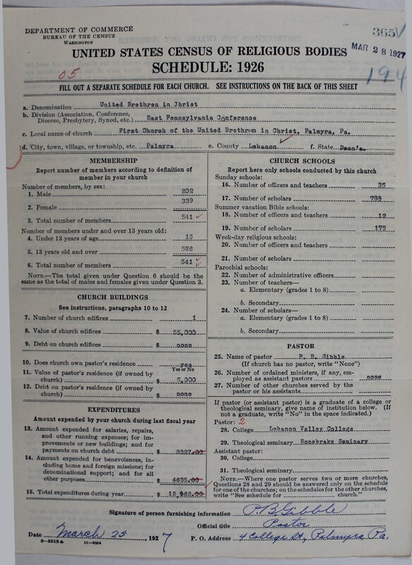 Scan of Church of the United Brethren in Christ: 365