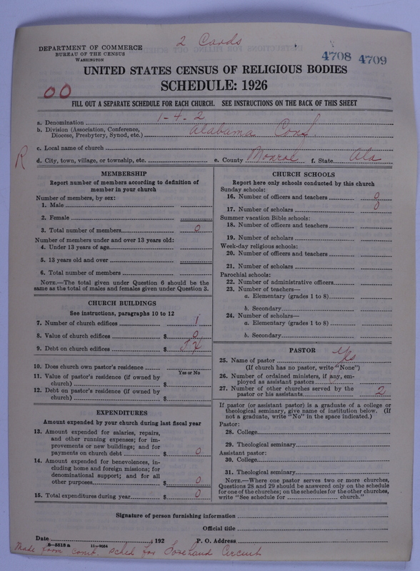 Scan of African Methodist Episcopal Church: 4709