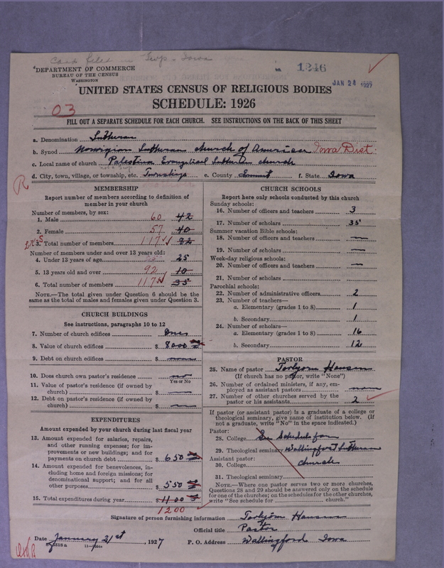 Scan of Norwegian Lutheran Church of America: 1246