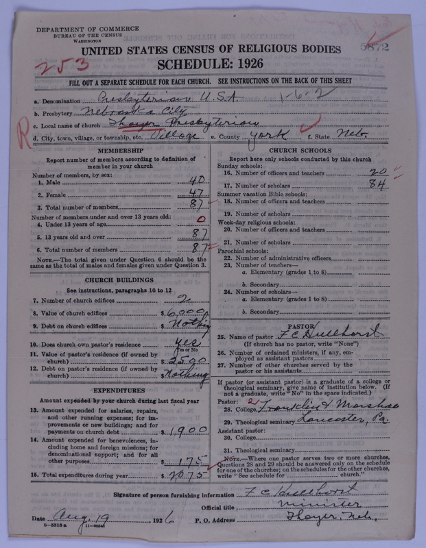 Scan of Presbyterian Church in the United States of America: 5872