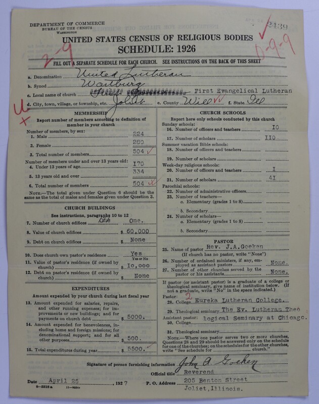Scan of United Lutheran Church in America: 2439