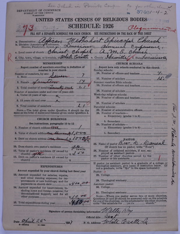 Scan of African Methodist Episcopal Church: 5740