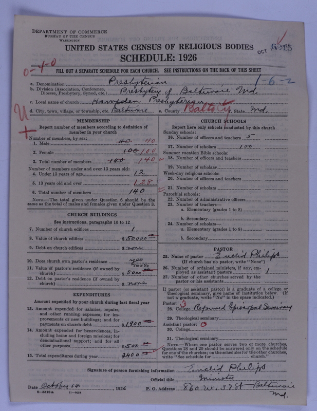 Scan of Presbyterian Church in the United States of America: 6215