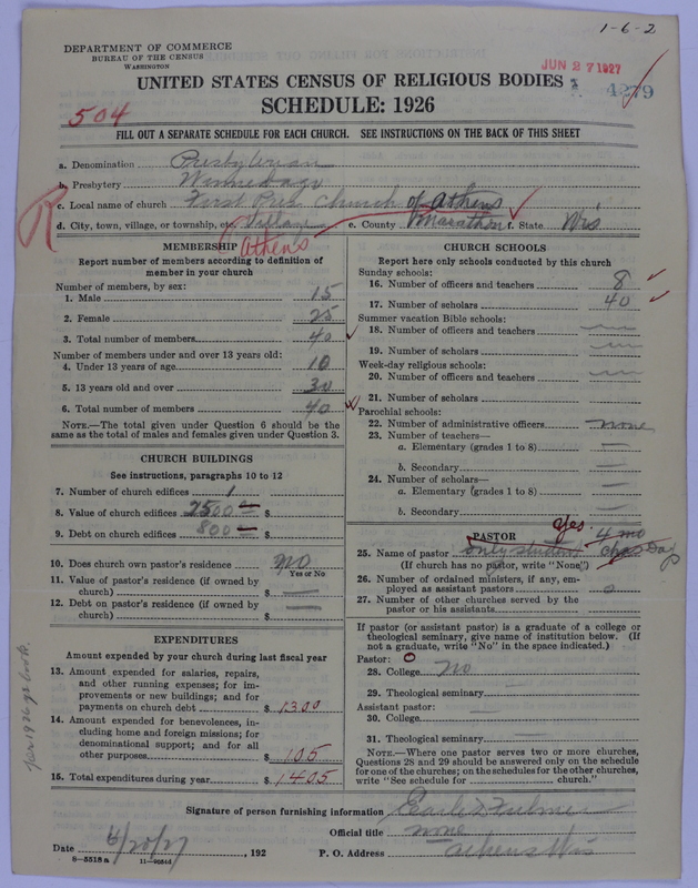 Scan of Presbyterian Church in the United States of America: 4279