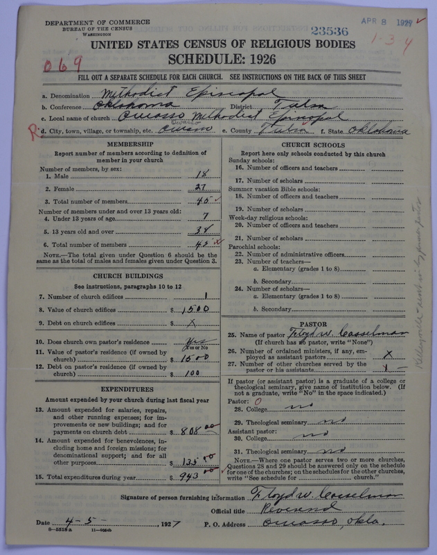 Scan of Methodist Episcopal Church: 23536