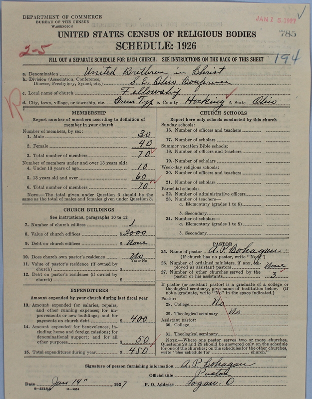 Scan of Church of the United Brethren in Christ: 785