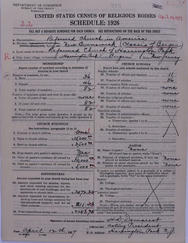 Scan of Reformed Church in America: 313