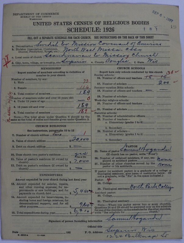 Scan of Swedish Evangelical Free Church of the United States of America: 19