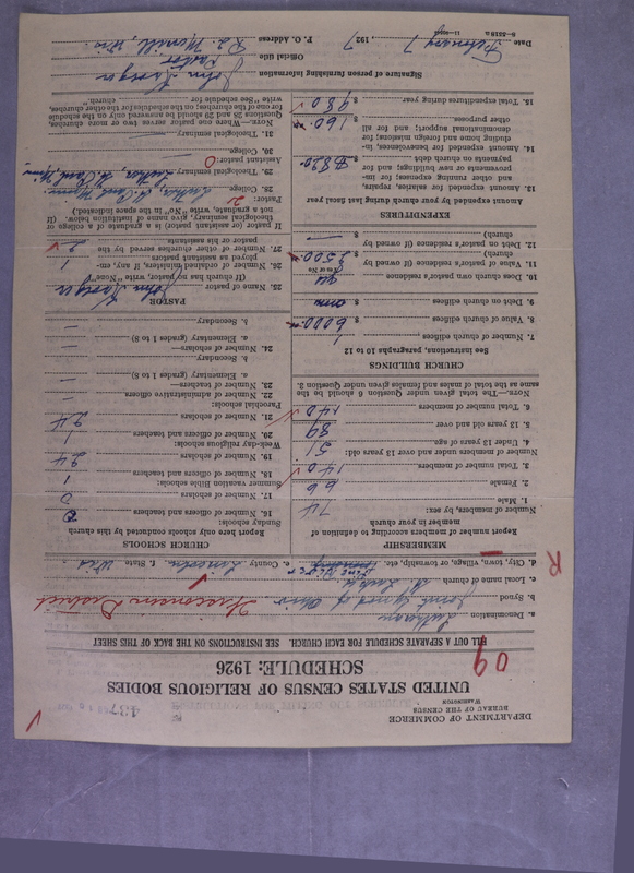 Scan of Synod of the Reformed Presbyterian Church of North America: 437