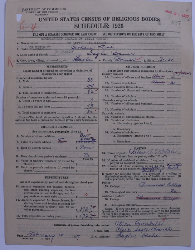 Scan of Reorganized Church of Jesus Christ of Latter Day Saints: 497