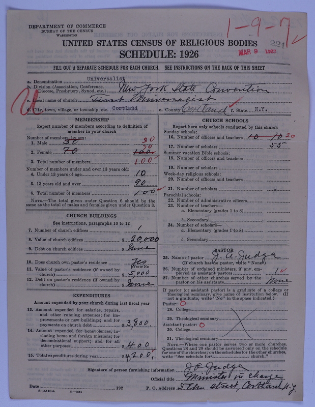 Scan of Universalist Church: 221