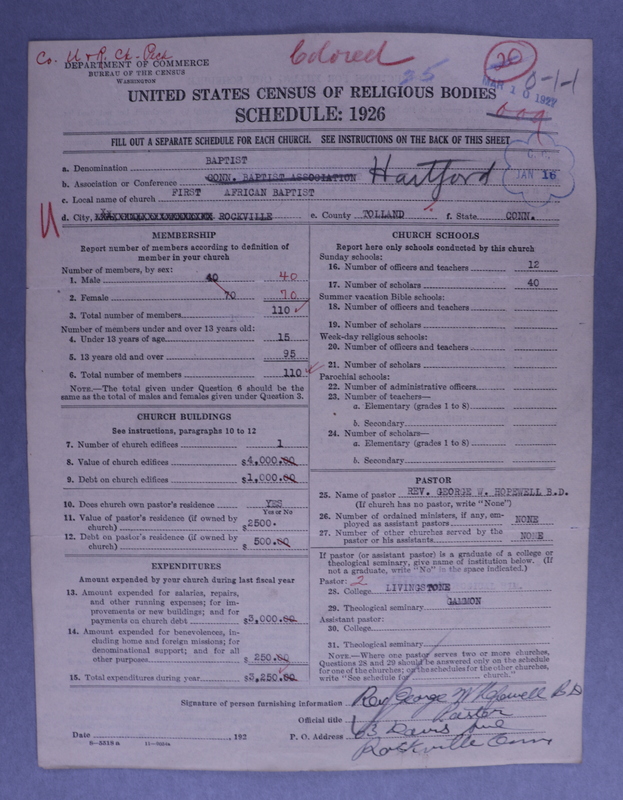 Scan of Negro Baptists: 25