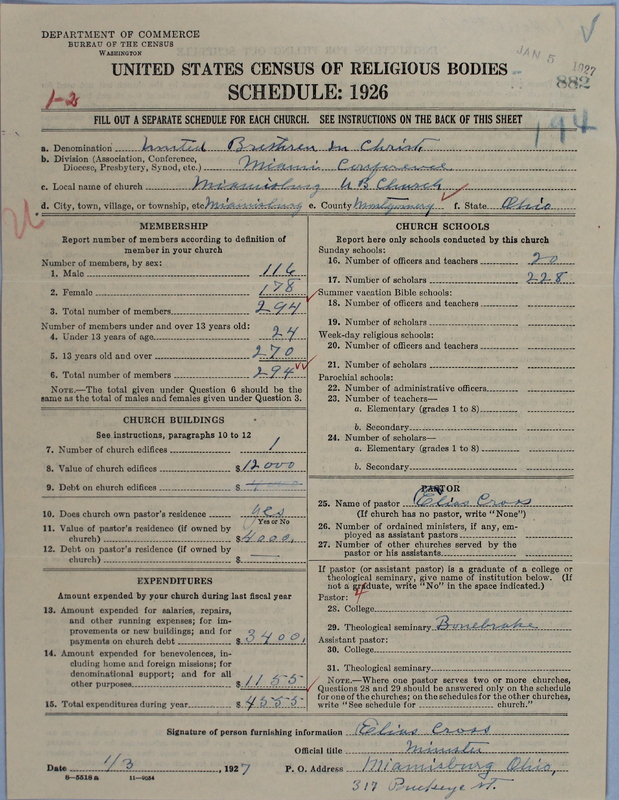 Scan of Church of the United Brethren in Christ: 882