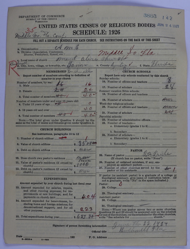 Scan of African Methodist Episcopal Church: 3883