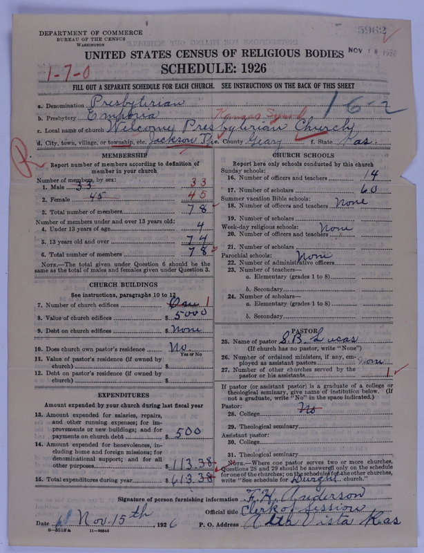 Scan of Presbyterian Church in the United States of America: 5962