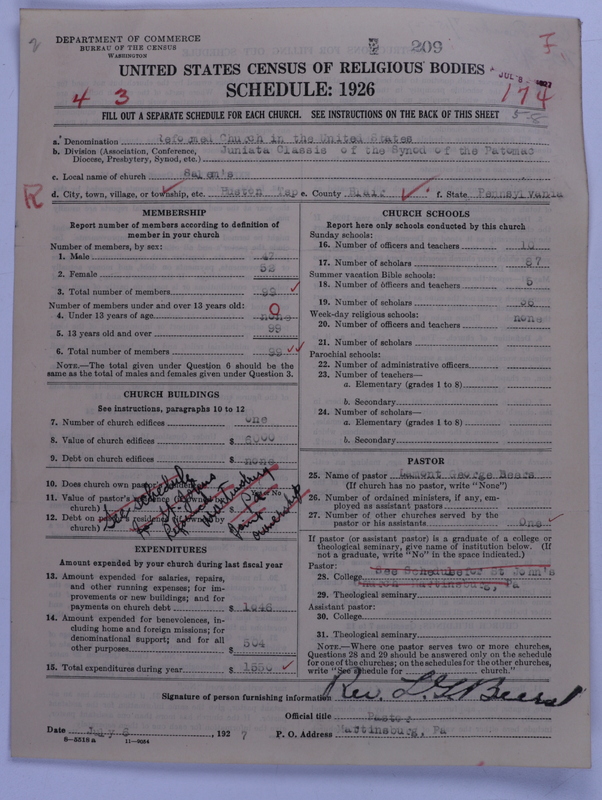 Scan of Reformed Church in the United States: 209
