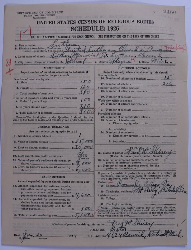 Scan of United Lutheran Church in America: 2466