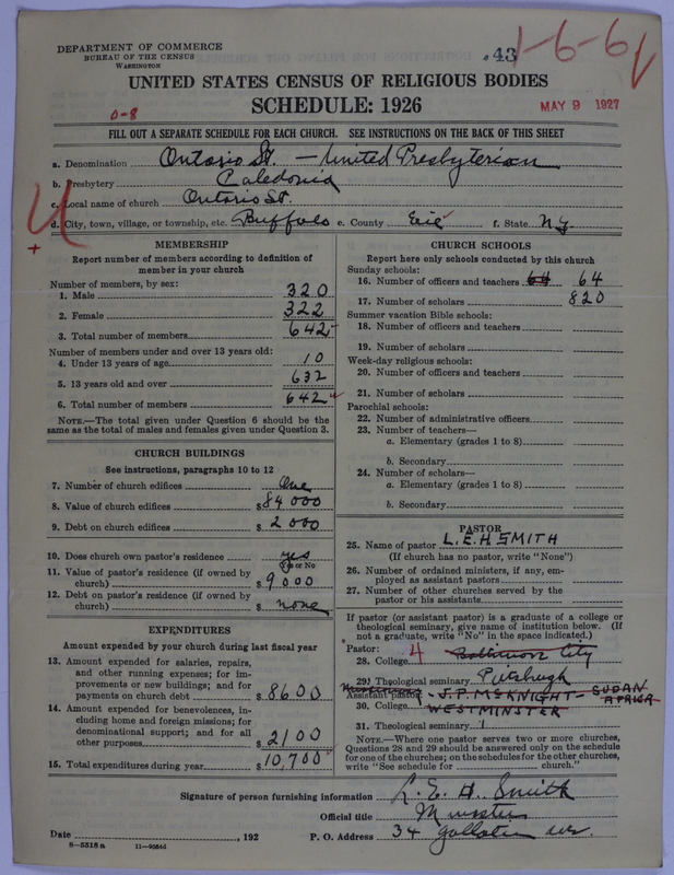 Scan of United Presbyterian Church of North America: 43