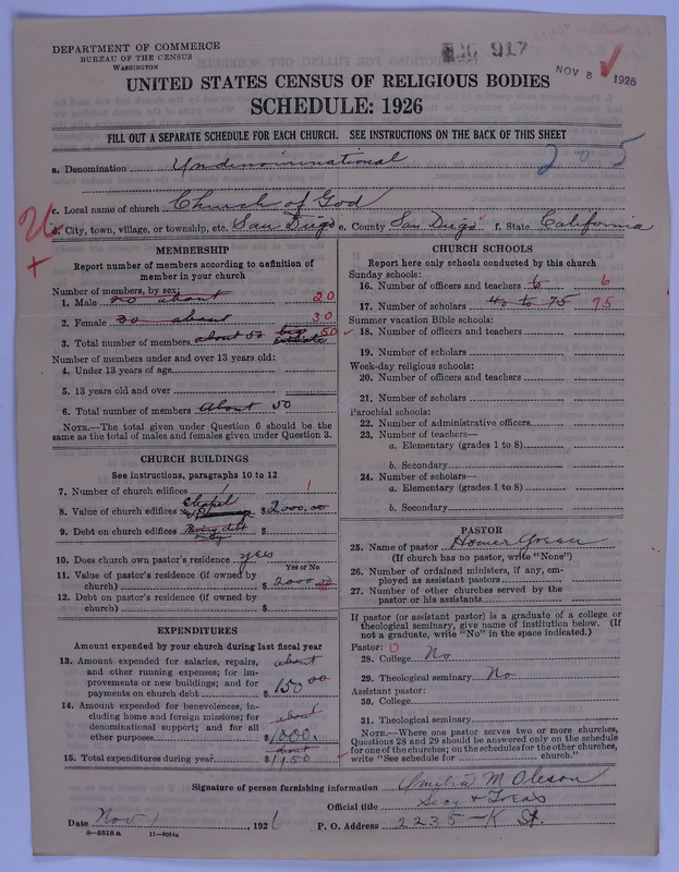 Scan of Church of God (Headquarters, Anderson, Ind.): 917