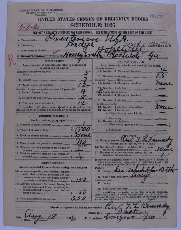 Scan of Presbyterian Church in the United States of America: 6677