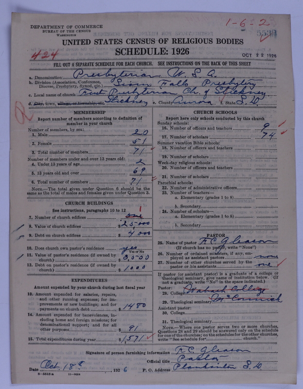 Scan of Presbyterian Church in the United States of America: 5532