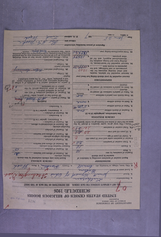 Scan of Synod of the Reformed Presbyterian Church of North America: 821