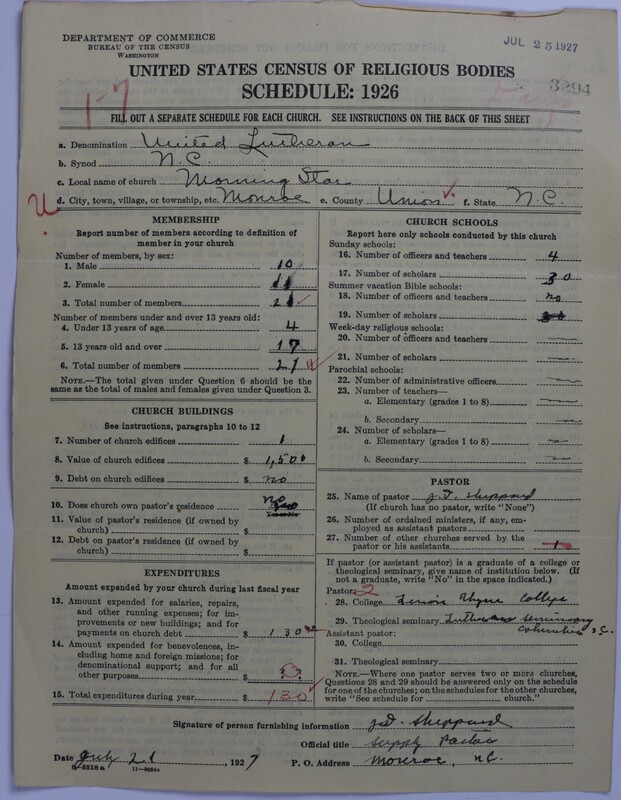 Scan of United Lutheran Church in America: 3294