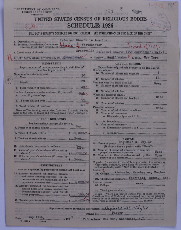 Scan of Reformed Church in America: 294