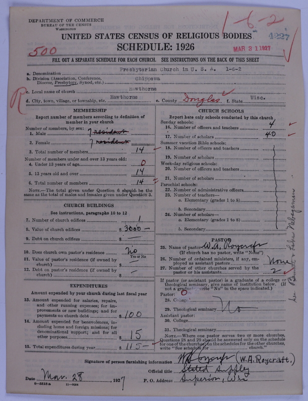 Scan of Presbyterian Church in the United States of America: 4227
