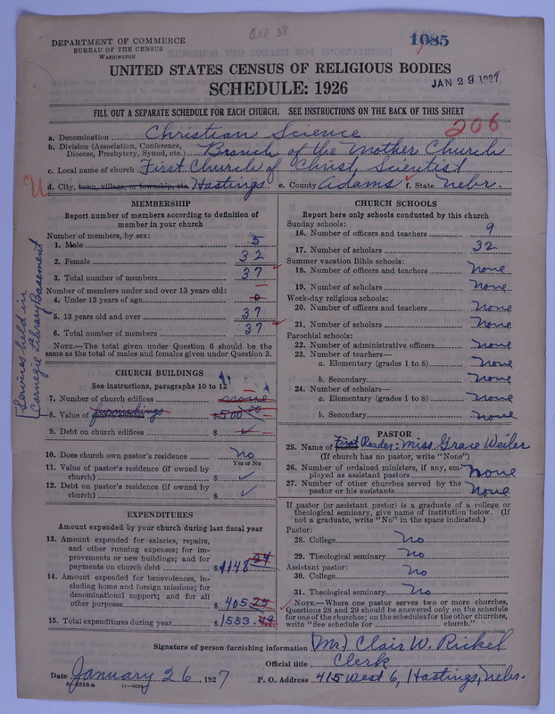 Scan of Church of Christ, Scientist: 1085